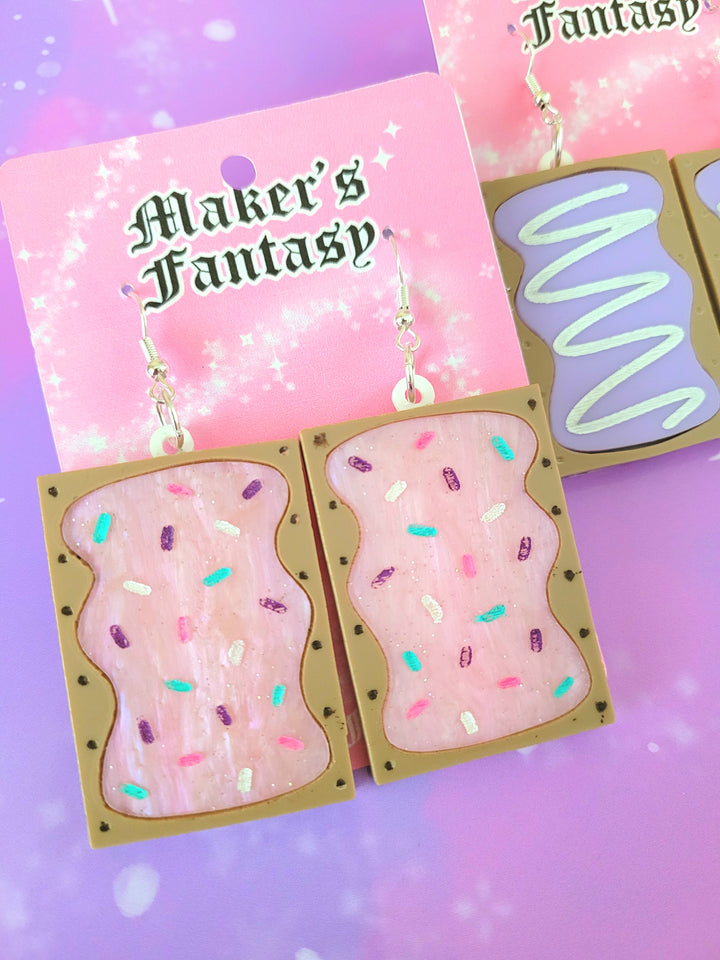 Toaster Pastry Earrings- Digital Cut File- Digital Cut File