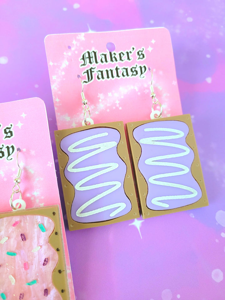 Toaster Pastry Earrings- Digital Cut File- Digital Cut File