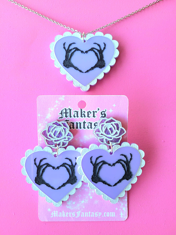 Skeleton Heart Hands Set- Digital Cut File