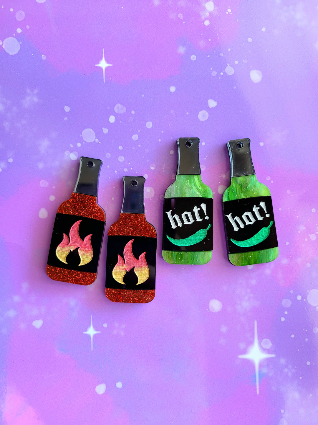 Hot Sauce Earrings- Digital Cut File
