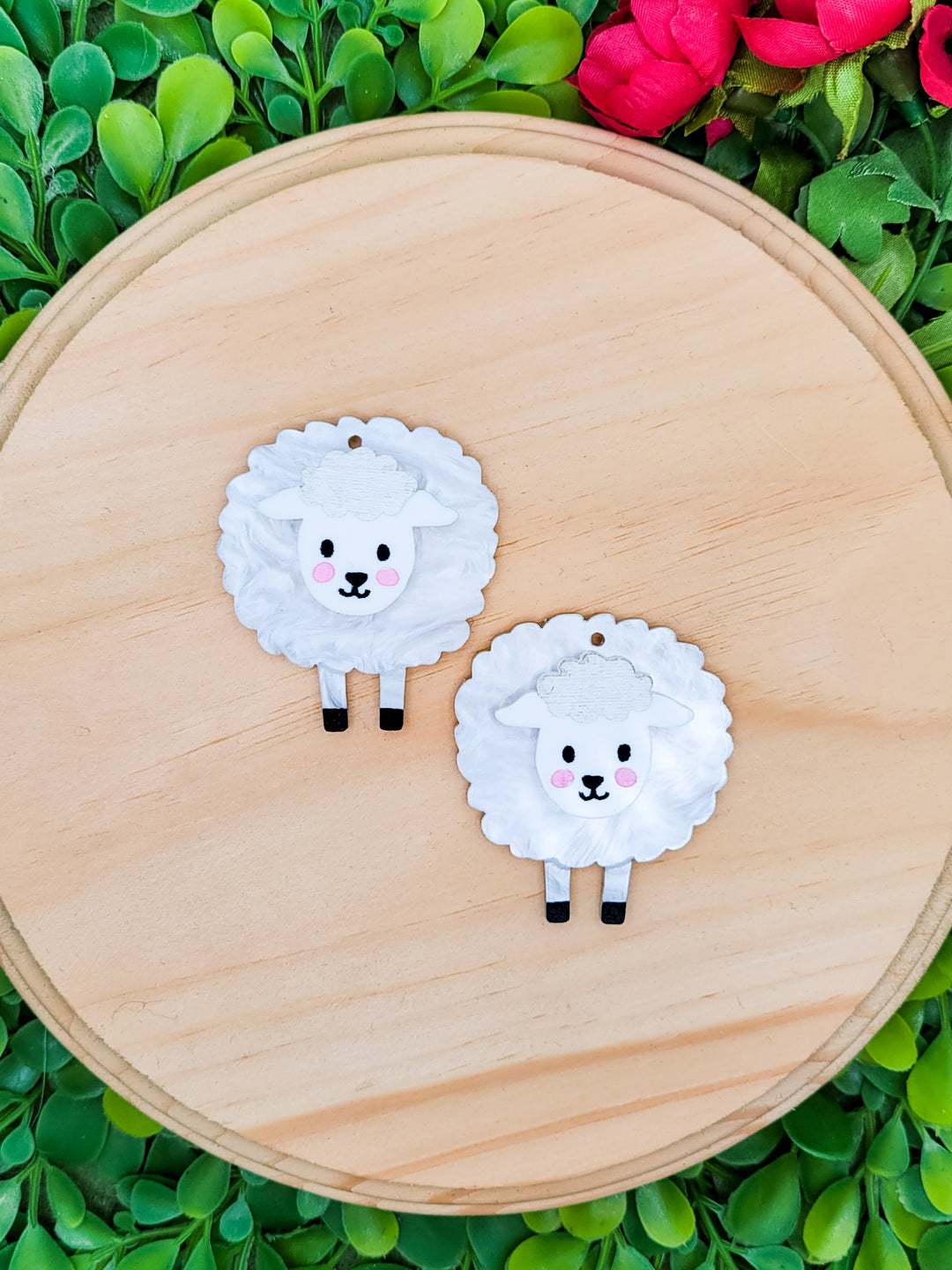 Cute Fluffy Sheep Earrings