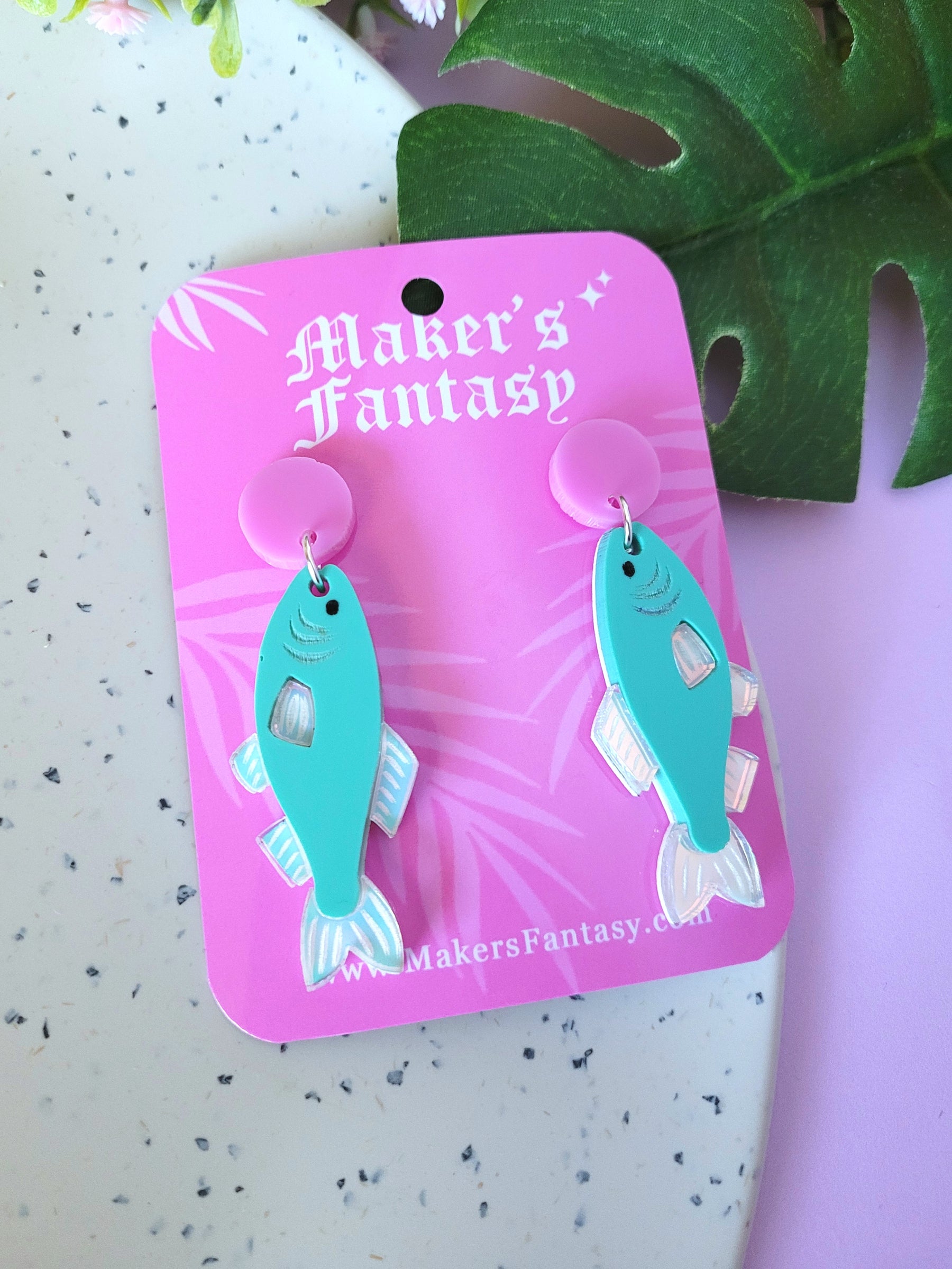 Fish Earrings Maker's Fantasy