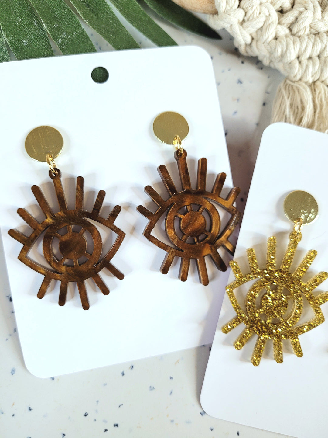 Evil Eye Protection Earrings- Digital Cut File
