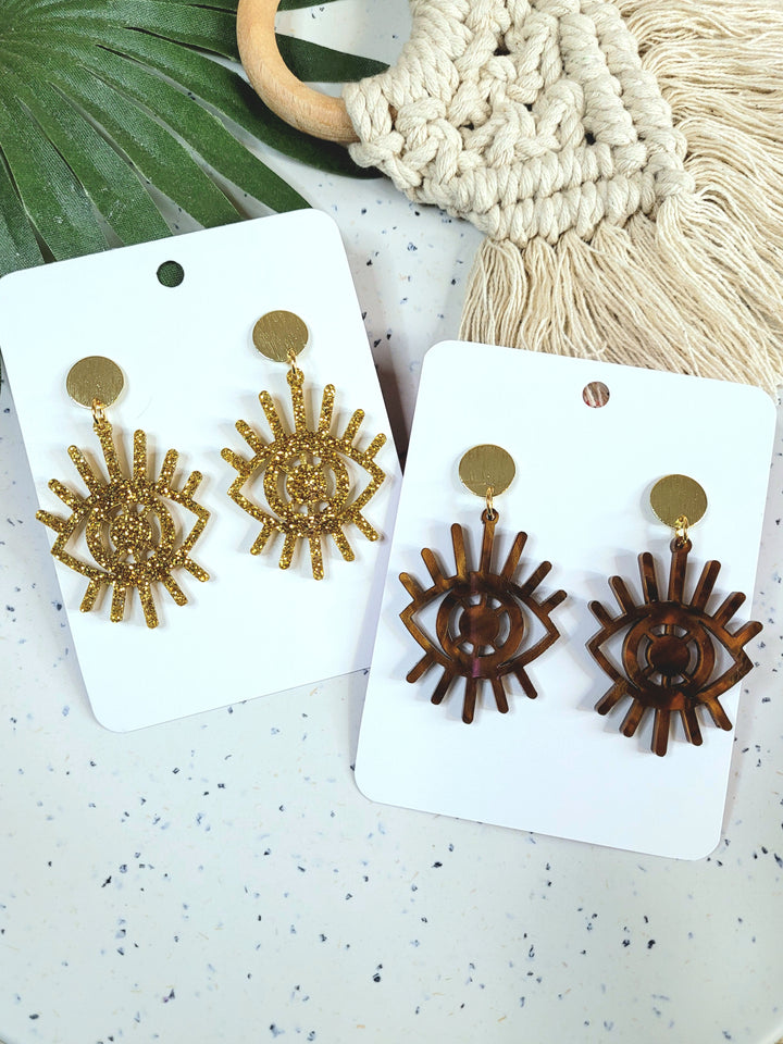 Evil Eye Protection Earrings- Digital Cut File