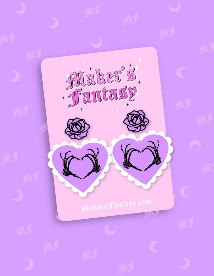 Skeleton Heart Hands Set- Digital Cut File
