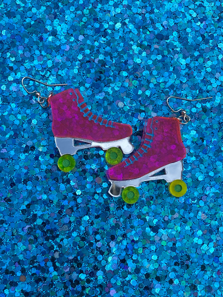 Roller Skate Earrings- Digital Cut File
