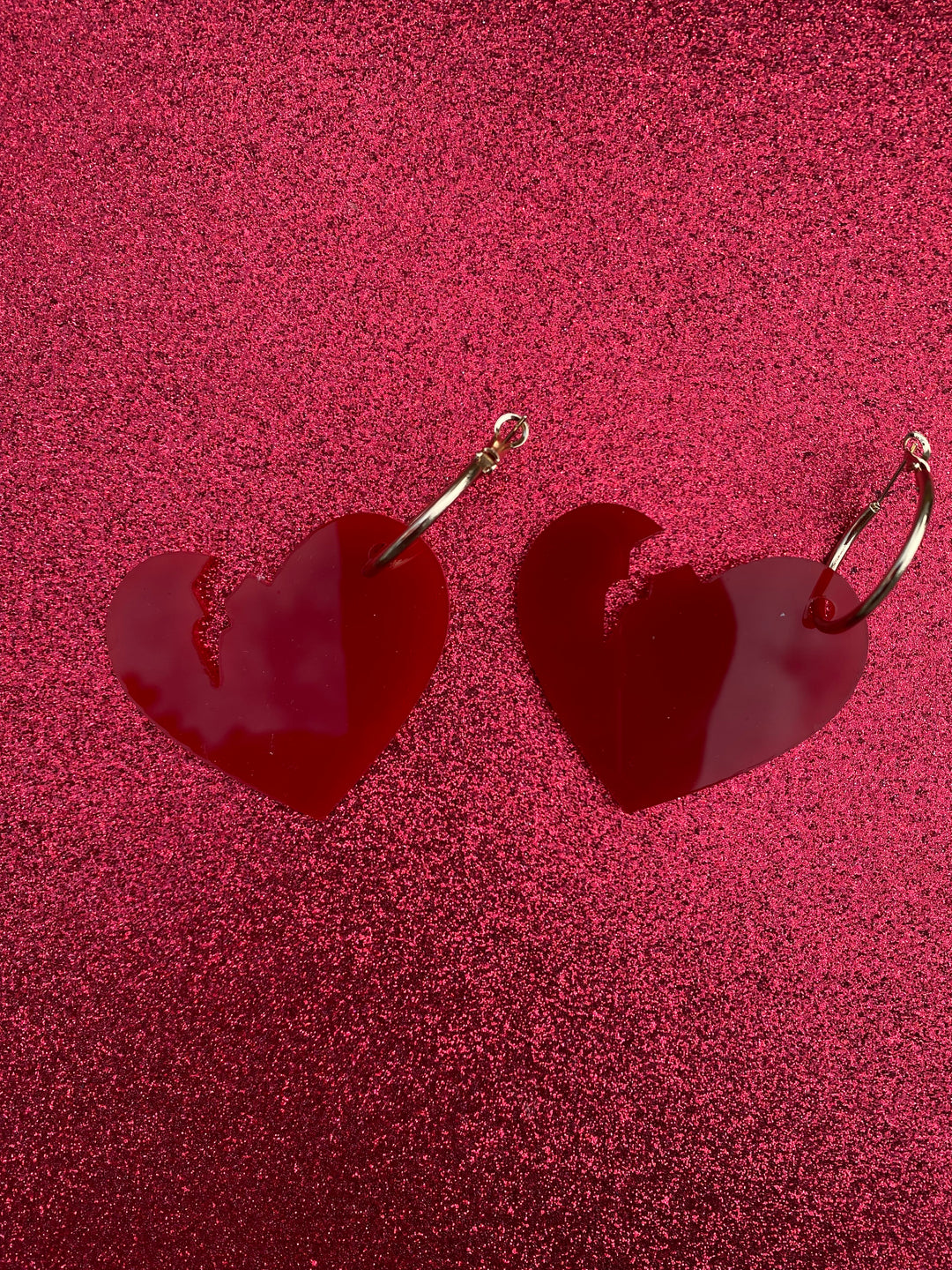 Broken Heart Earrings- Digital Cut File
