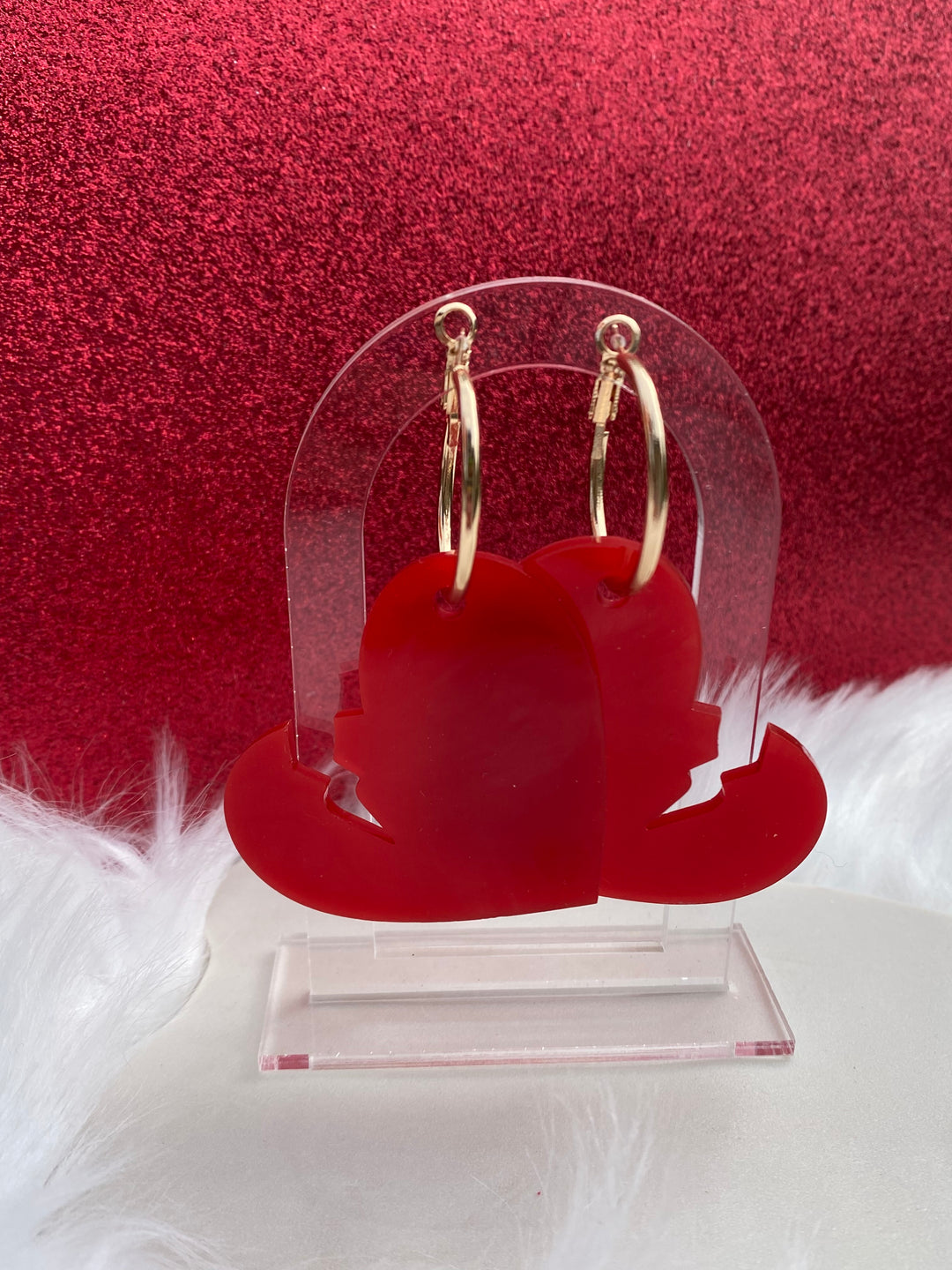 Broken Heart Earrings- Digital Cut File